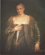 VERONESE (Paolo Caliari) La Belle Nani(Portrait of a Woman) (mk05) oil